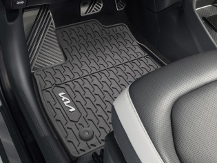 Mattenset rubber vierdelig met Kia logo