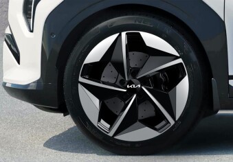 Lichtmetalen velgenset 20 inch ELEOS zwart gepolijst met TPMS en zomerbanden
